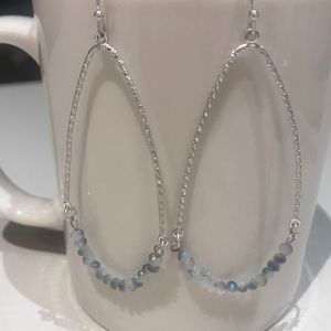 Dew drop Beaded Earrings Teardrop